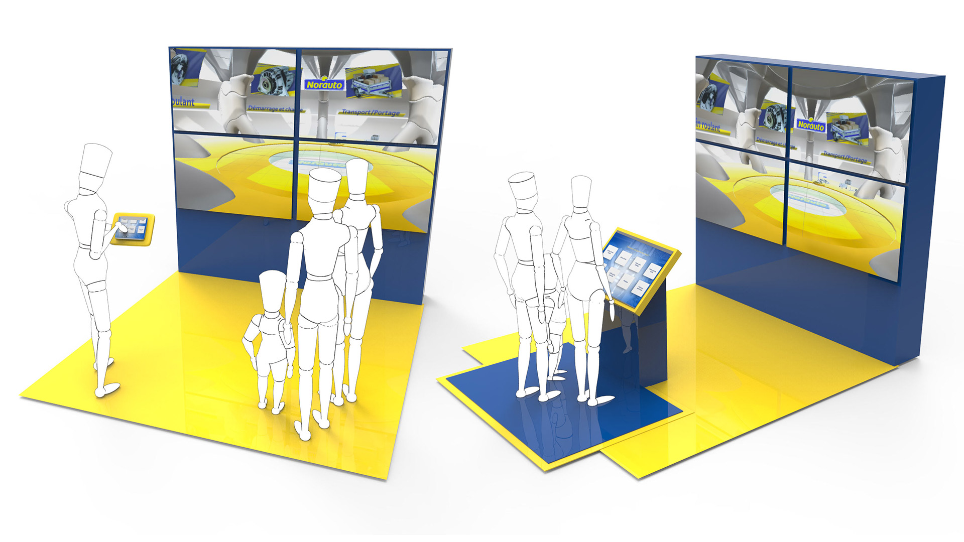 Application interactive pour showroom